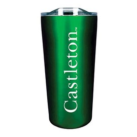 The Fanatic Group Castleton College Double Walled Soft Touch Tumbler, Design-1 - Green
