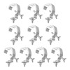 estructuras escenarios, 10 clamps, prensa, clamp luces, dj, cabinas dj