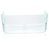 SHINEOFI Detachable Fridge Side Door Organizer Transparent Storage Box for