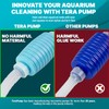 TERA PUMP - 2pk Aquarium Cleaner Fish Tank Gravel Sand