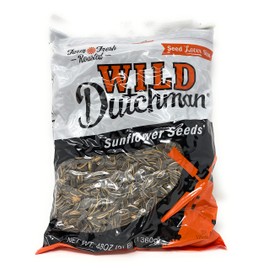 Wild Dutchman Sunflower Seeds, Non GMO, Low Salt Keto Friendly, Original Flavor - 3 Pound Resealable Bag