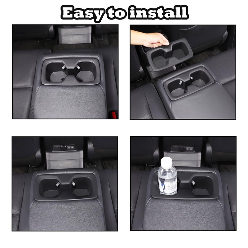Rear Center Console Cup Holder Compatible with Toyota Land Cruiser