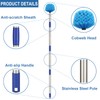 Cobweb Duster with Pole, 10ft Stainless Steel Pole Cobweb Brush