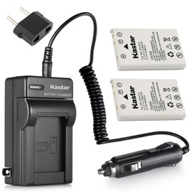 Kastar Battery 2-Pack + Charger Kit for EN-EL5, MH-61Charger, Coolpix 3700, 4200, 5200, 5900, 7900, P3, P4, P80, P90, P100, P500, P510, P520, P530, P5000, P5100, P6000, S10 Cameras