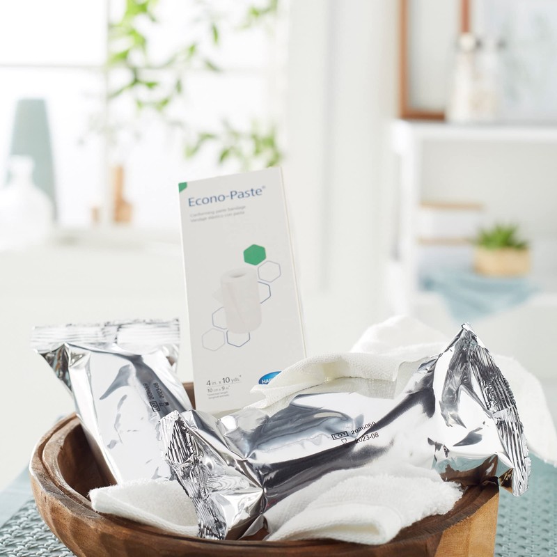 Hartmann 47400000 Econo-Paste Latex-Free Conforming Zinc-Oxide Paste Bandage, 4" Width,