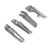 Motorcycle Foot Pegs Complete High Strength Strong Grip Replacement for