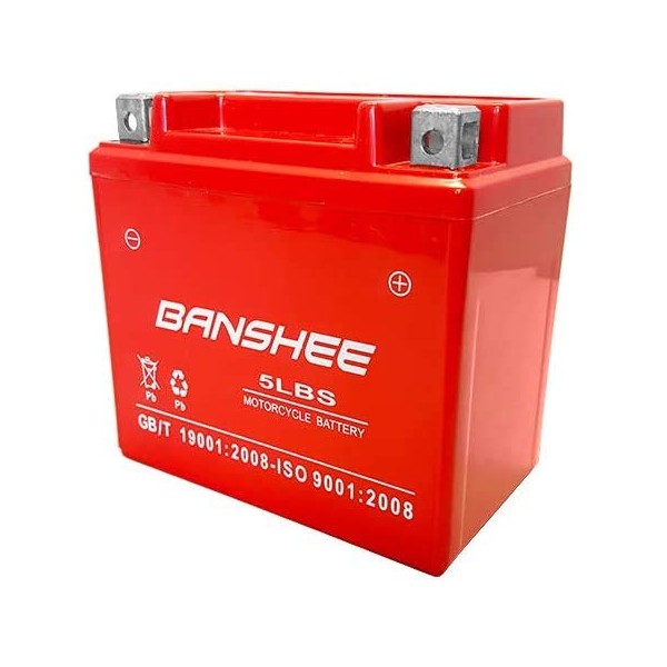2013 HUSABERG TE125 replacement YTX5L-BS-Banshee battery, 4 year warranty