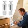 Toilet Seat Screws Replacement Kit, Bathroom Hardware Replacement, Toilet Seat