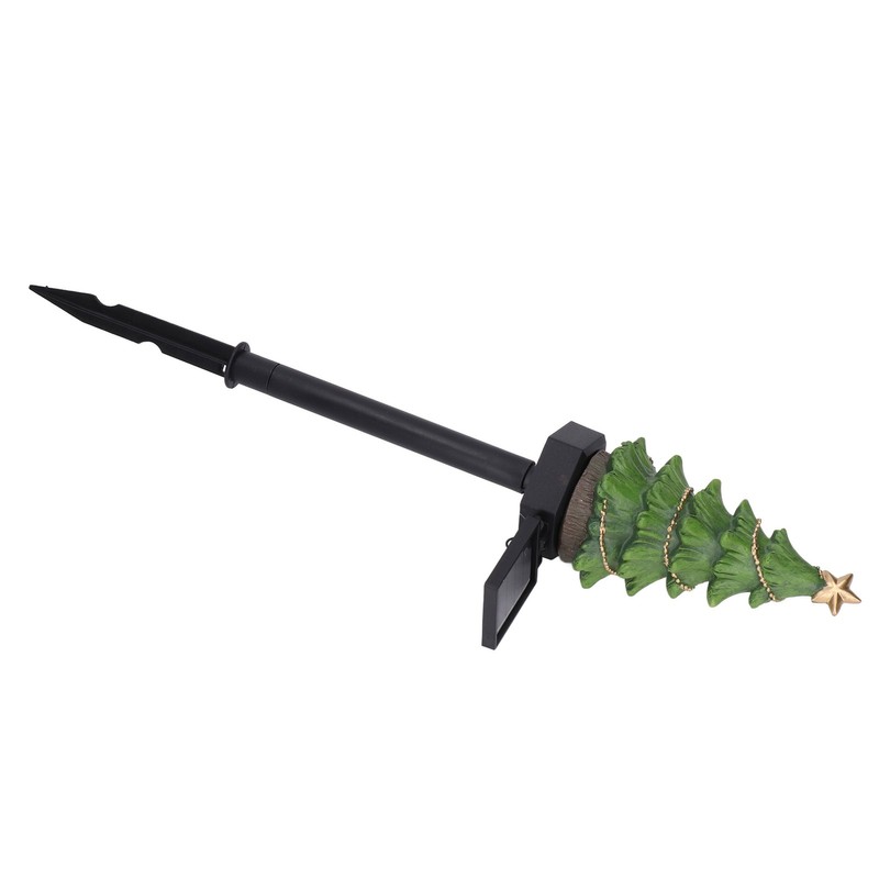 LED Christmas Lights Solar Tree Shaped Pathway Lights for Garden