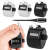 Pack of 4 Hand Counters, 4-Digit Counter and Black Scoring