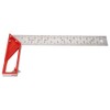 30cm Stainless Steel Right Angle Ruler 45°/90° Woodworking Try Square