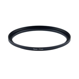 72mm to 77mm Step up Ring Filter Adapter Metal Ring Step up Rings Adapter Filter Compatible with All 77mm UV,CPL,ND,Lens Hood,Threaded Lens ect (72mm to 77mm)