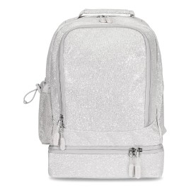 Mochila Escolar Con Lonchera 2 En 1 Bentgo Acolchada Silver