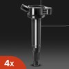 A-Premium Set of 4 Ignition Coil Pack and Iridium Spark