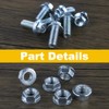 CYCBOLT 120PCS Dirt Bike Bolt Kit Fit for RM100 RM125