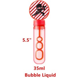 Ninja Bubble Sticks for Ninja Theme Birthday Party Favours Kids Bubble Party Accessories Pack of 12