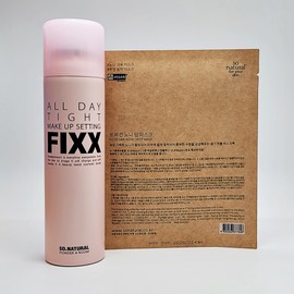 So Natural All Day Tight Makeup Setting Fixer 120ml + So Vegan Noni Deep Mask 1 sheet / 쏘내추럴 올데이 타이트 메이크업 세팅 픽서 120ml + 쏘 비건 노니 딥 마스크 1매