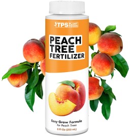 TPS NUTRIENTS Peach Tree Fertilizer for All Peach, Nectarine and Stone Fruit Trees, Liquid Plant Food 8 oz (250mL)