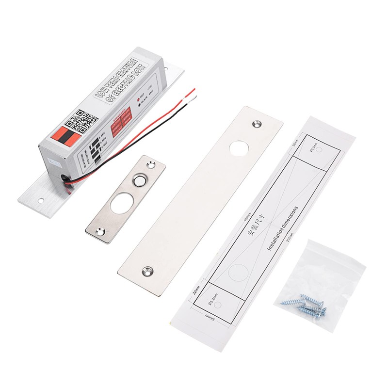 Electric Bolt Lock Deadbolt Drop Bolt NC Mode Door Lock