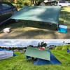 TRIWONDER Multipurpose Tarp, Waterproof Sheet, Lightweight, Compact Tent, Camping Mat,