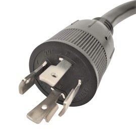 Parkworld 691920A Generator to Welding Adapter Cord NEMA L14-20 Plug 4-Prong 20A Locking Male to Welding NEMA 6-50 Receptacle 50A Female