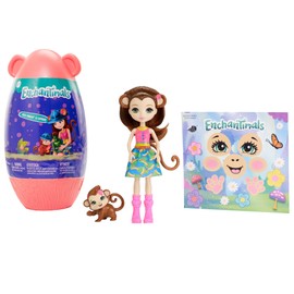 Enchantimals GPL97 Gift Set with Merit Monkey Doll and Animal Friend Compass, Gift for Girls from 4 Years