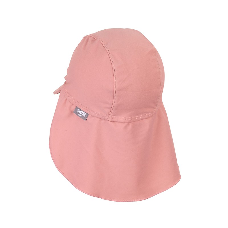 Sterntaler Unisex Children's Peaked Cap Neck Protection Heart Bathing Cap,