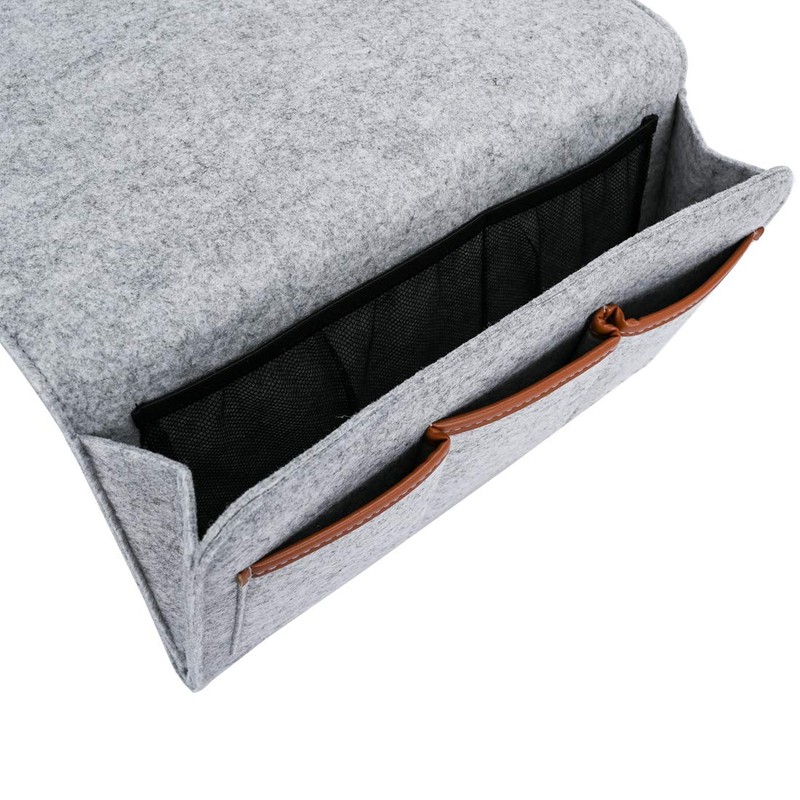 Zafit Bedside Caddy, 6 Pockets Large Size Bedside Storage Organizer