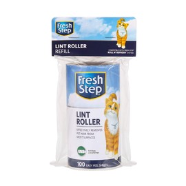 Fresh Step for Pets Roll N' Refresh Lint Rollers for Pet Hair- 1 Roll/100 Sheets for Reusable Lint Rollers for Pet Hair| Extra Sticky Lint Roller Sheets for Pet Hair