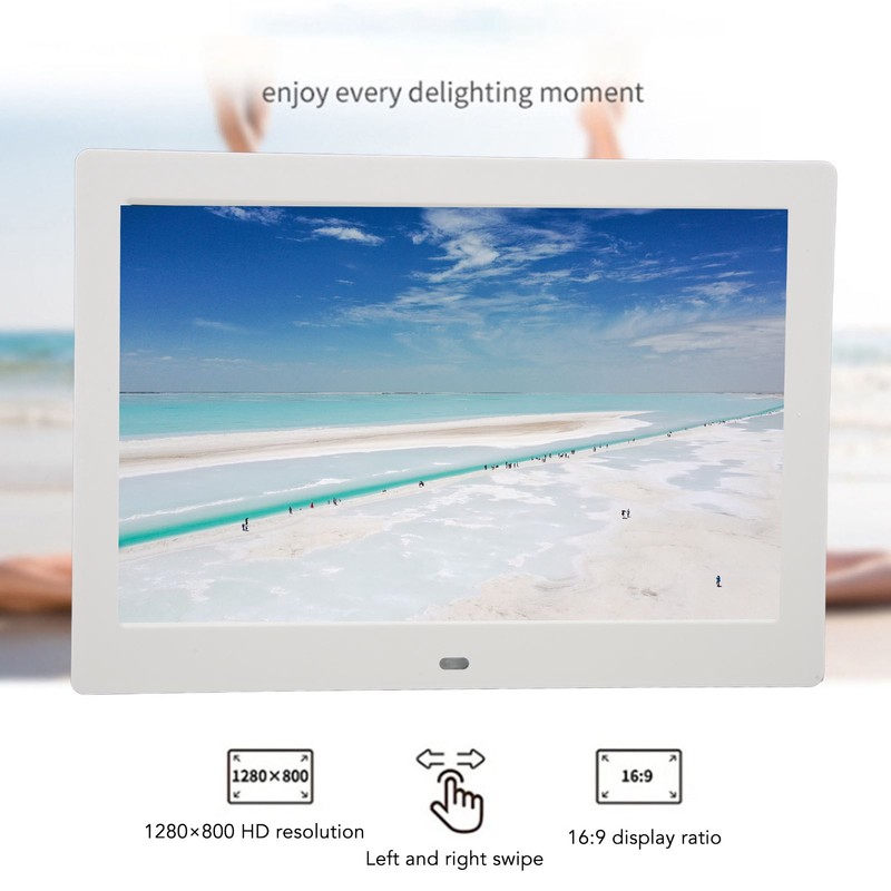 10 Inch Digital Photo Frame Multifunction WiFi IPS HD Touch