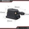 2 PCS Universal Windshield Washer Nozzle Arm Mounted Jets Nozzles