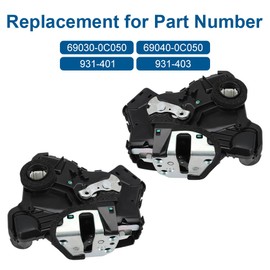 zayody Door Lock Actuator Motor Front Left and Right Compatible with Replace 69030-0C050 69040-0C050 931-401 931-403