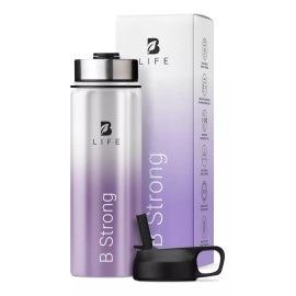 B Life Termo Inoxidable Frío/calor 32oz Doble Pared Aislada  B Life Color Violeta