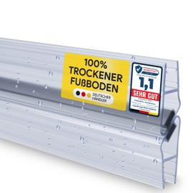 Shower Seal PVC Replacement Seal Shower Cubicle Type 8 90° 200 cm Glass Thickness 6 mm