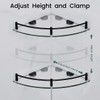 YorkHoMo Glass Shelf Bathroom Floating Shower Corner Shelves Shampoo Holder