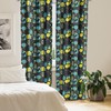 Ambesonne Curtains, Science Themed Biology Chemistry and Physics Protons Neutrons,