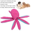 Pet Corduroy Octopus Vocal Toy Puppy Biting Training Toy for