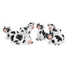 Ebros Set of 6 Whimsical Cute Bovine Holstein Cows in