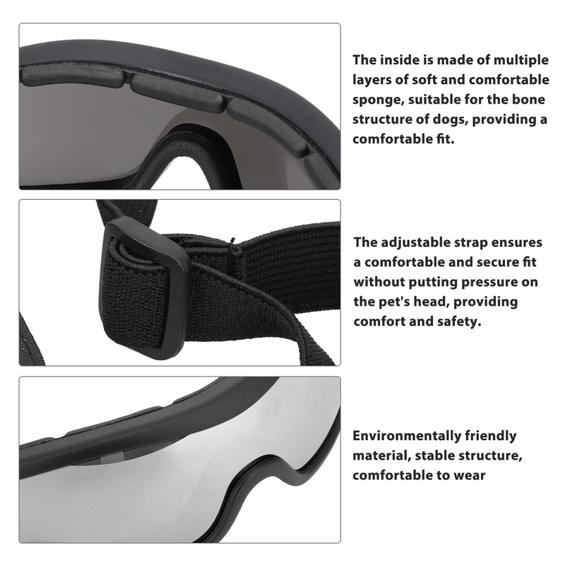 Dog Sunglasses Goggles UV Wind Dust Protection Pet Glasses Eye