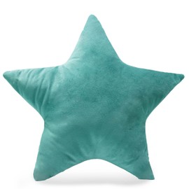 Ullabelle Decorative Pillow, Star Shaped Nursery Pillow, Playroom Décor, Cute Throw Pillows for Cribs, Kids Rooms, and Couch (Blue star)