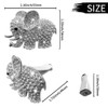 2PCS Elephant Air Vent Clips, Mini Aromatherapy Diffuser Clips Cute