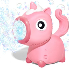 YOTOY Toys for Kids 3-8 Year Old: Unicorn Bubble Machine for Toddler 3 4 5 6 7 8 9 10 Year Old Boys Girls Birthday Party Gift Baby Bubble Blower Maker Indoor Outdoor Bath Garden Games Bubble Toy