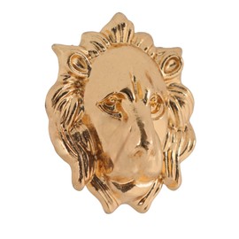 6Pcs Gold Lion Fridge Magnets, 3D Animal Refrigerator Magnets, Funny Magnets for Office Decor, Locker Decorations