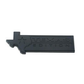 1Pc 2015-2018 Texas Edition Tailgate Emblem 3D Badge Nameplate Replacement FL3Z-8442528-A (Matte Black)