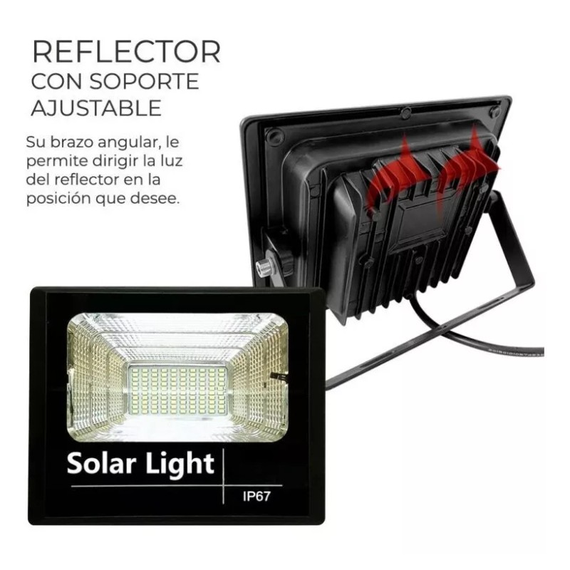 EGTMA Kit Reflector Led + Panel Solar + Control De