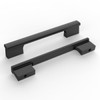 9BUILD 10 Pack 128mm Matte Black Kitchen Cabinet Handles -
