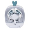 USB Desk Fan 3 Speed Mode Mist Spraying USB Charge