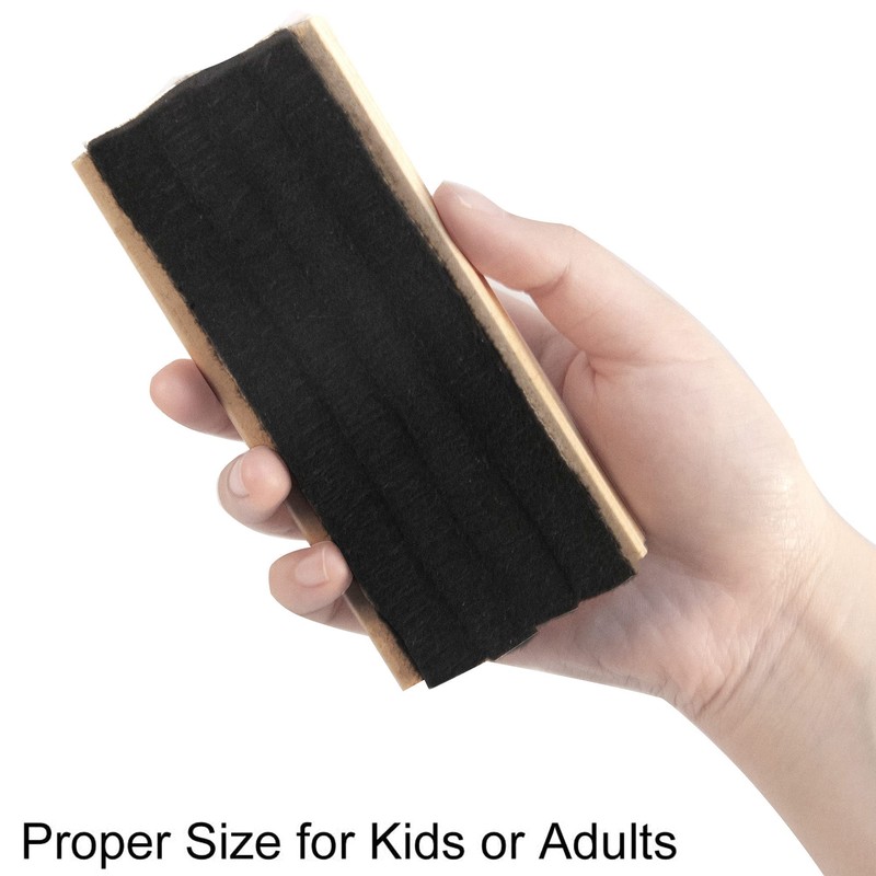 Chalkboard Eraser - Campus Style Pine Wood Blackboard Cleaner Engravable