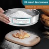 LVDALAB 304 Stainless Steel Lab Sieve Screen Mesh, 20 Mesh