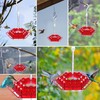 Sherem Sweety Hummingbird Feeder, Red Plastic Saucer Hummingbird Feedersr, Outdoor